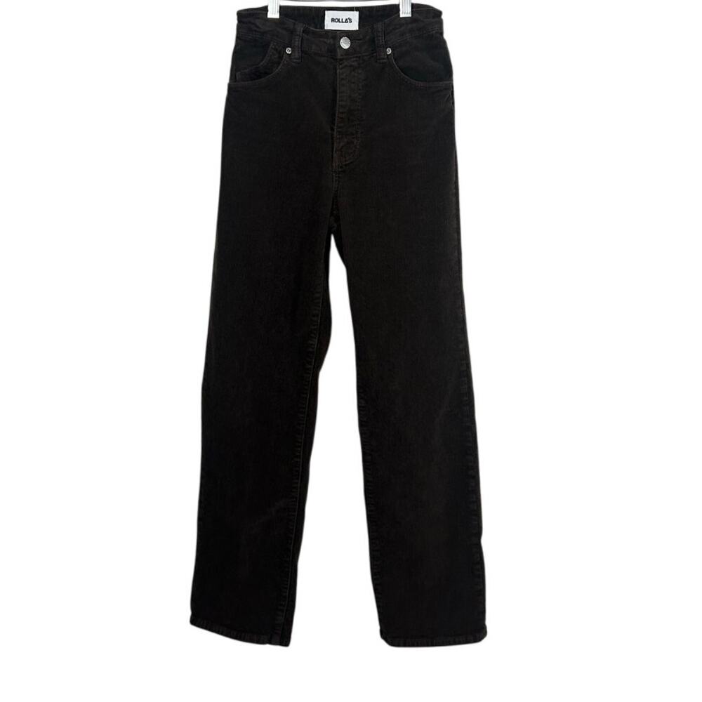 Rolla's Original High Rise Straight Corduroy Jeans
Women's size 25 Dark Brown